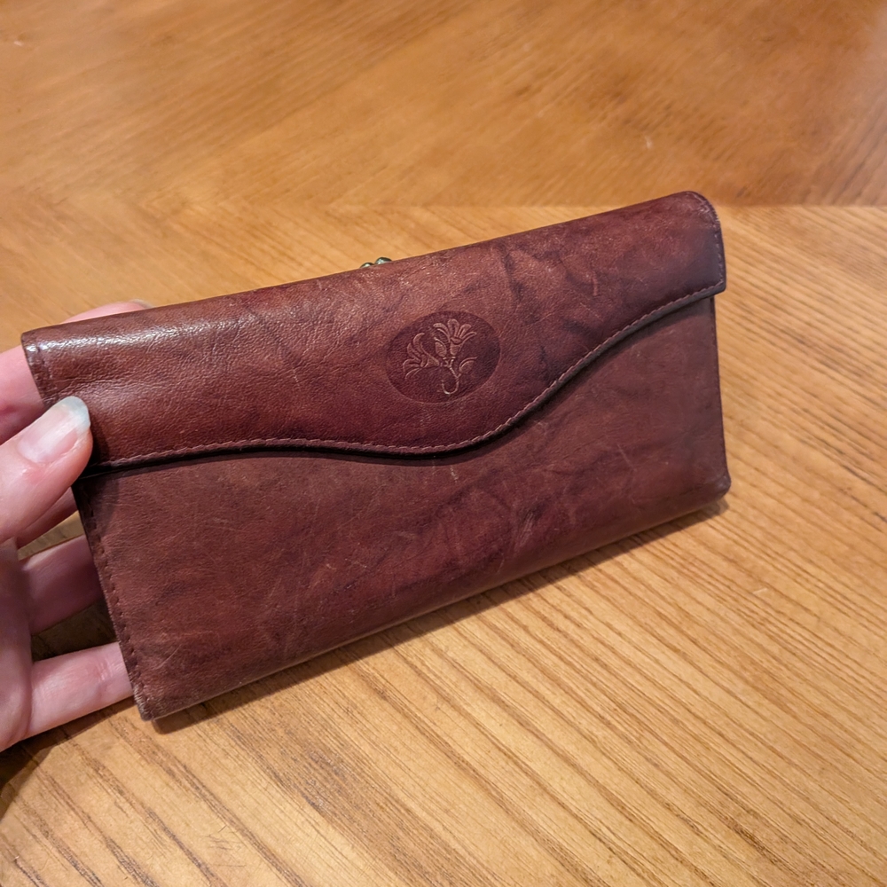 Buxton Brown Leather Wallet